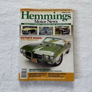 Hemmings Motor News Magazine February 2012 - 1970 Pontiac GTO